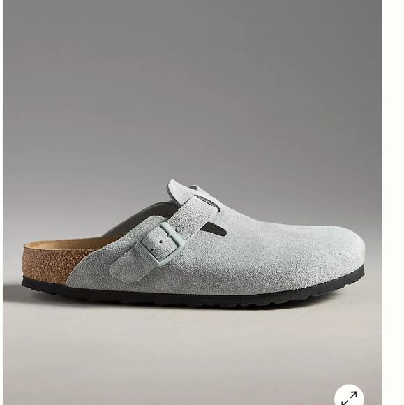 Birkenstock Boston Clogs Grey Size 36 New - Picture 2 of 6